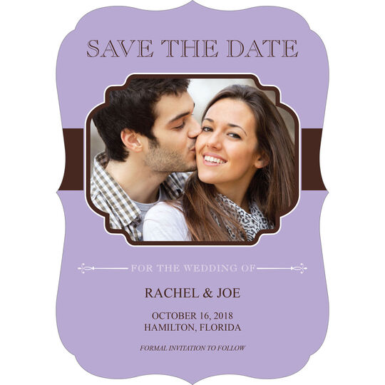 Orchid Connection Photo Save the Date Cards